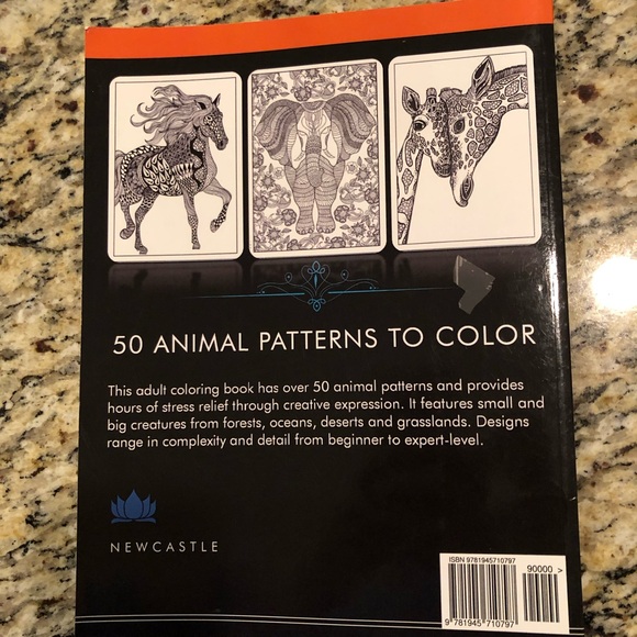 Two NEW adult animal coloring books - by Millie Marietta and Dan Morris - Picture 9 of 15